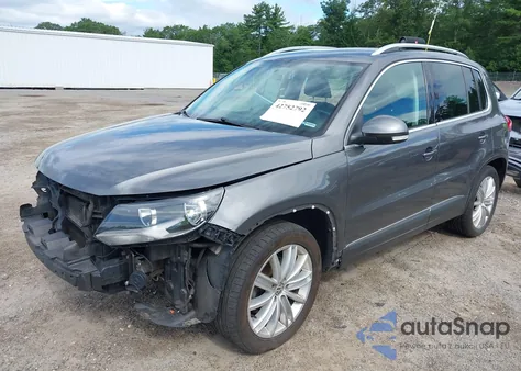 2014 Volkswagen Tiguan Sel from USA, damaged, VIN WVGBV3AX3EW550753